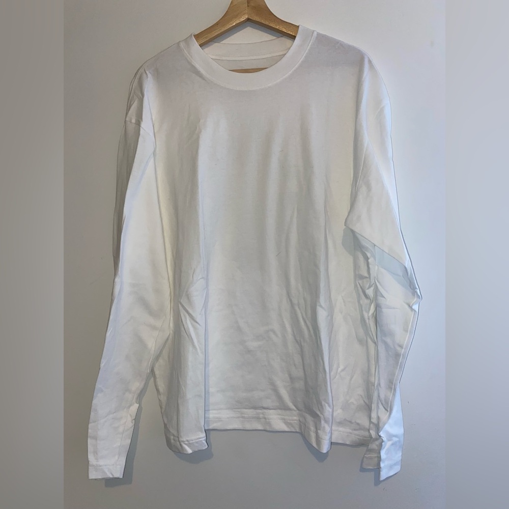 Original Use White Long Sleeve Shirt with Graphic